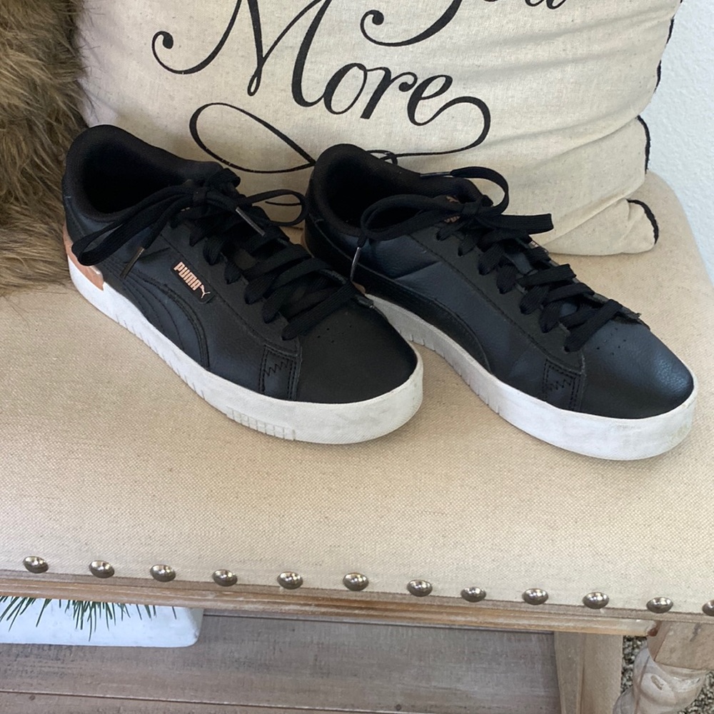 Puma black sneakers